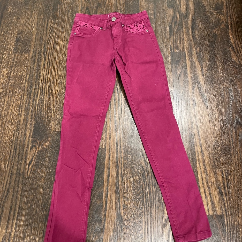 NWOT, Kidpik Pants with lace detail - Picture 2 of 6